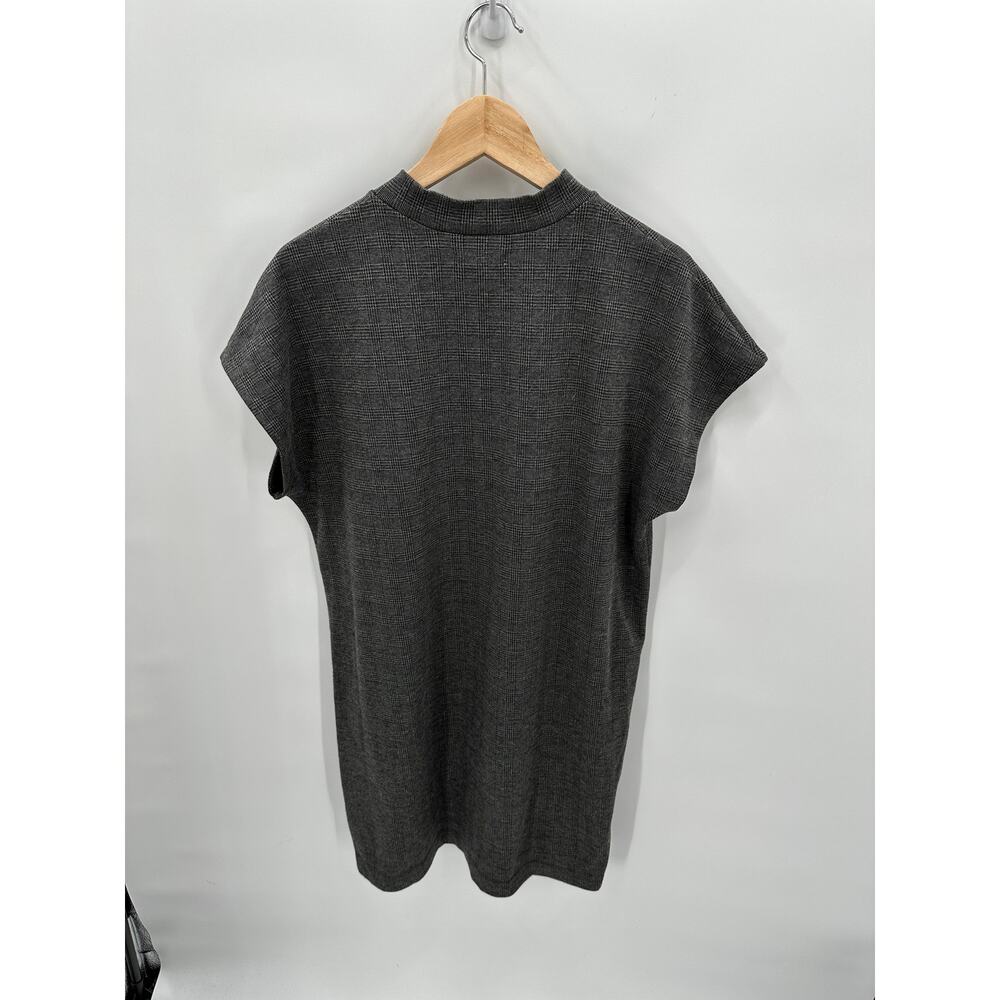 Madewell Mockneck Tee Dress in Glen Plaid AB367 // M - Picture 12 of 12